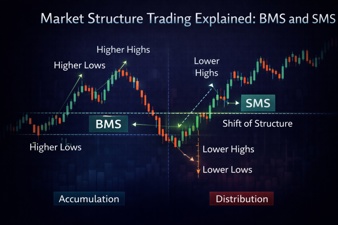 Market Structure Trading Explained: How to Identify Trends Using BOS and Price Action